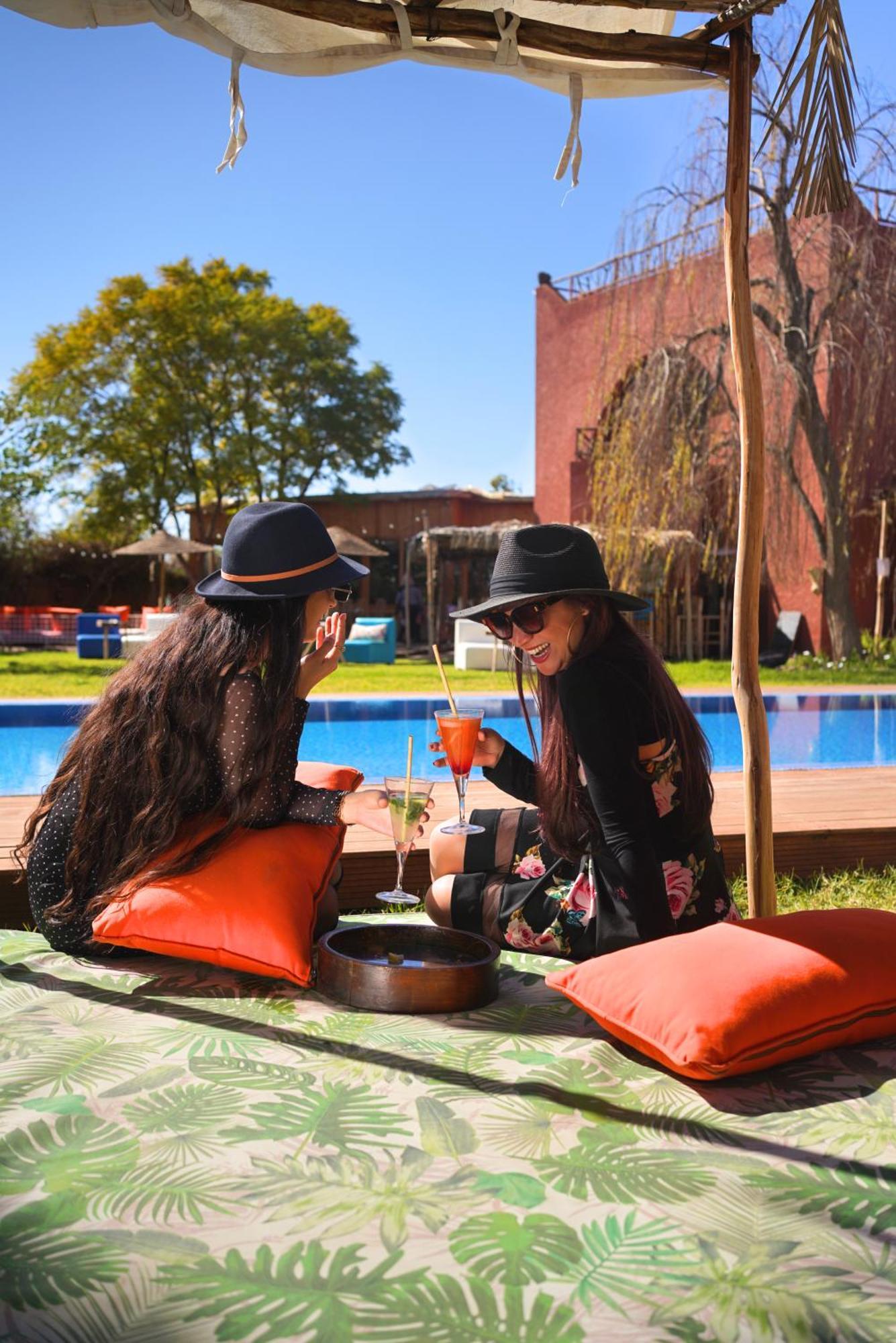 Hotel Jnan Lotf Marrakech El Harkat Exterior foto